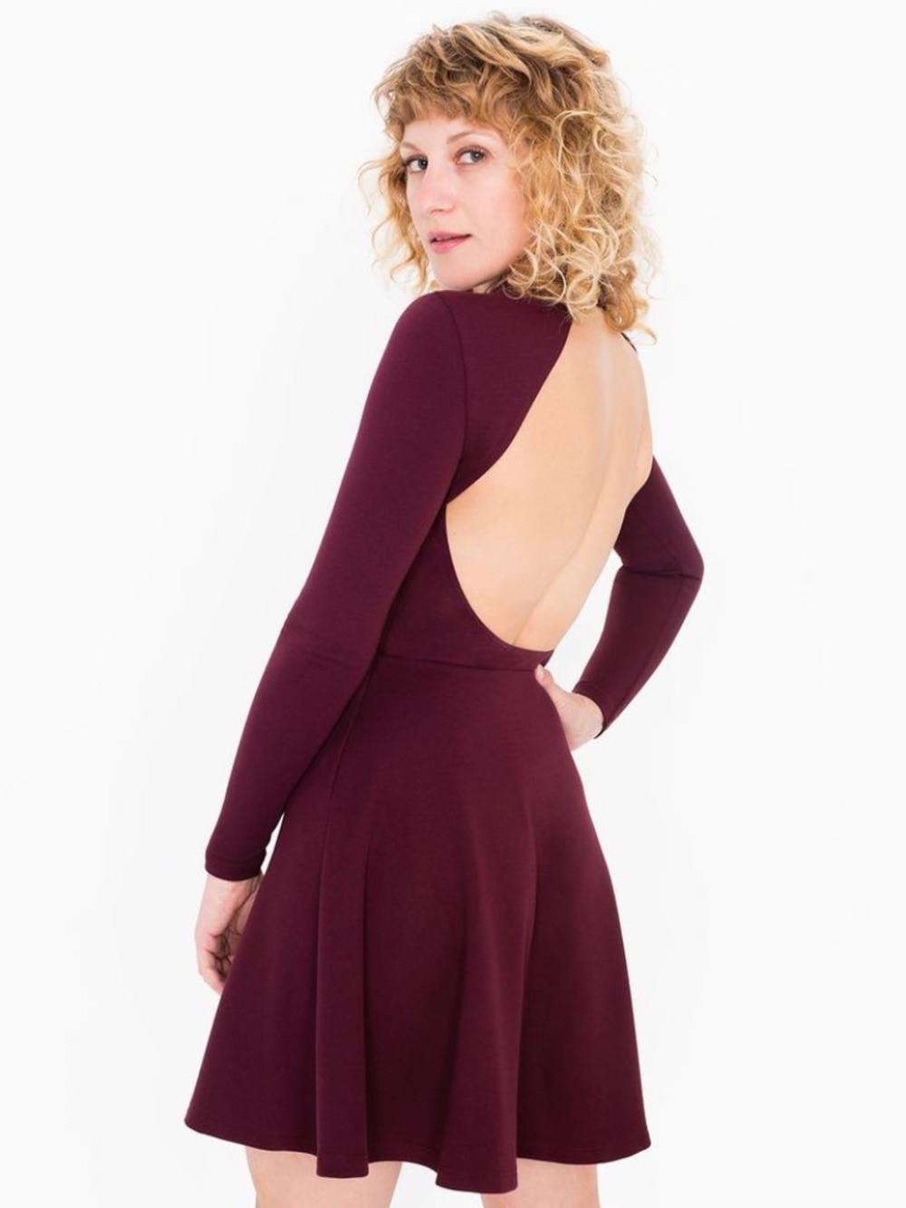 NWOT American Apparel Violette Backless Skater Dress